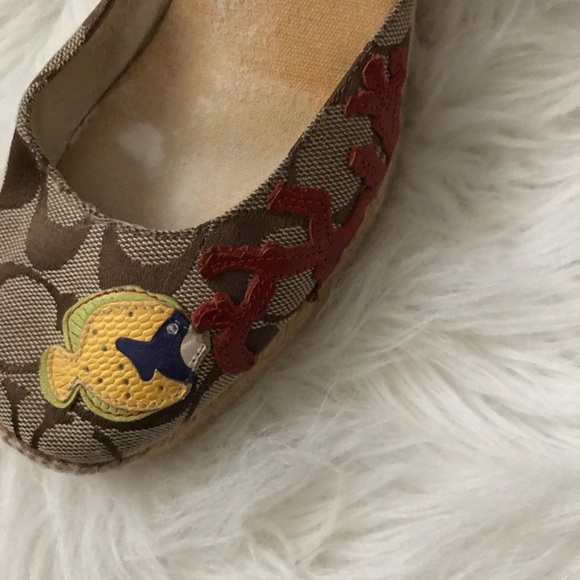 Coach Laced Wedges - Picture 4 of 6